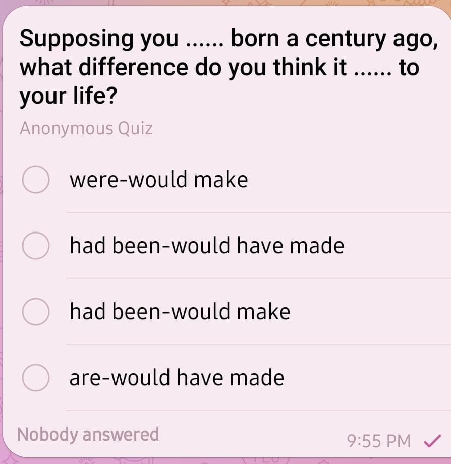 Which one? the teacher said "second option' why not first and third?