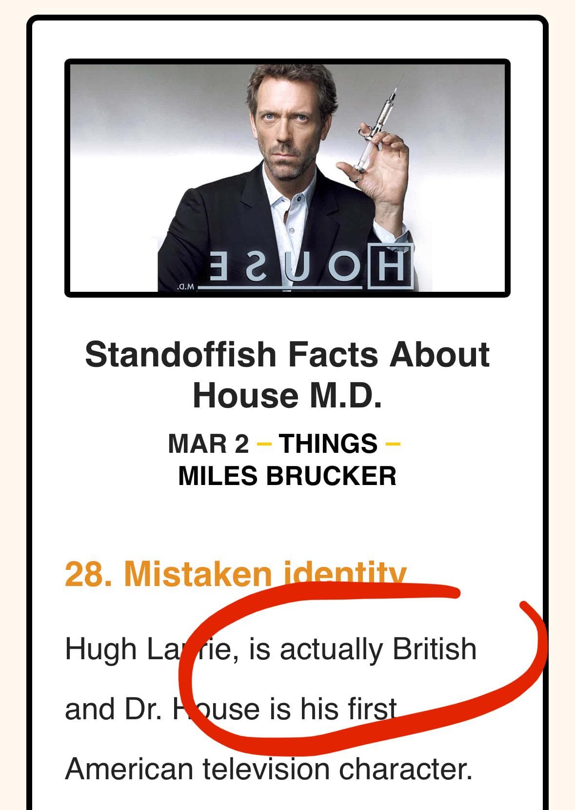 Did you ever notice he was British? How does one achieve such a high level of proficiency?