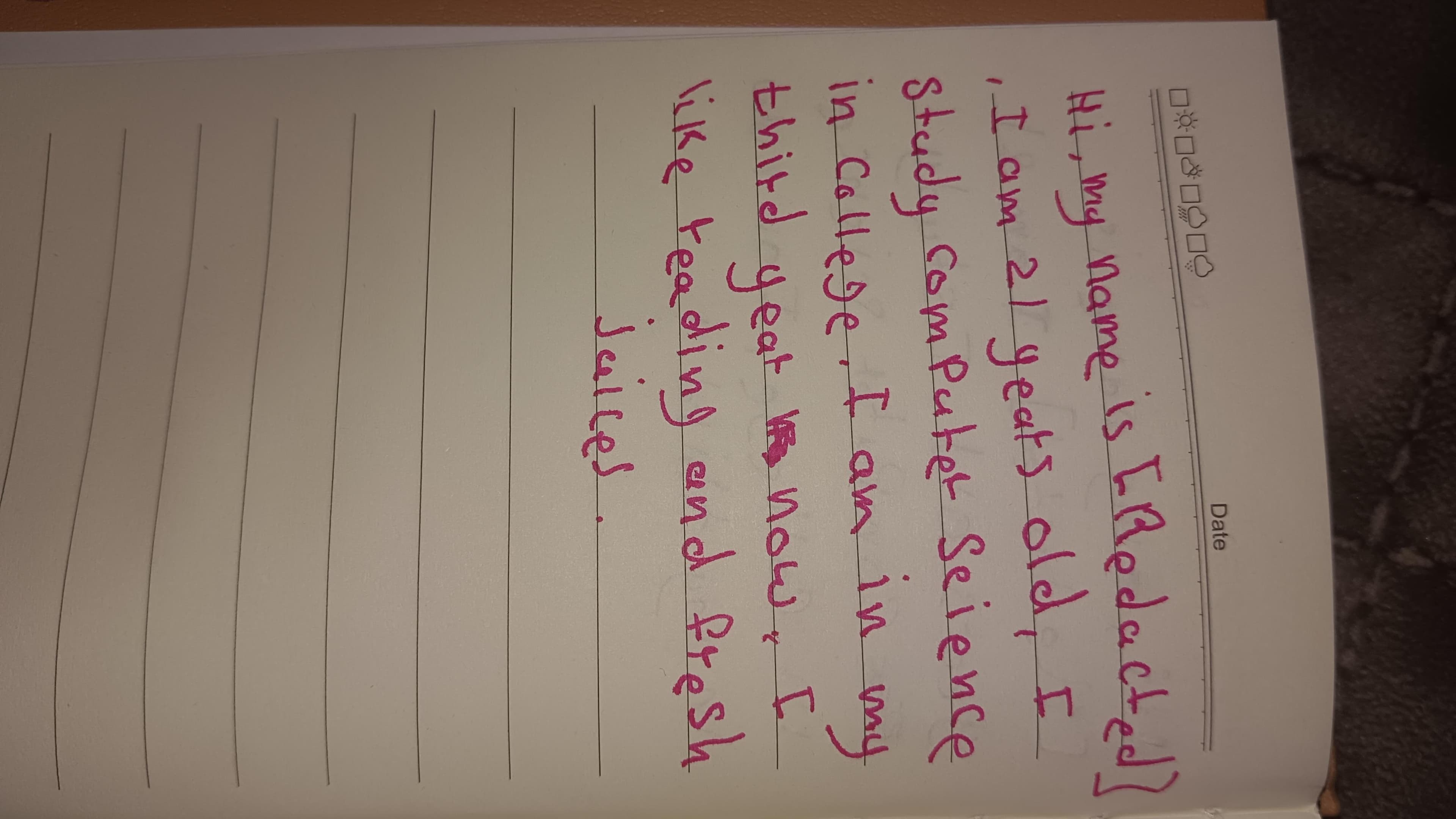 What do you think of my handwriting? don't patronize me.